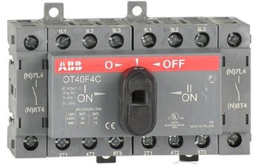 Рубильник реверсивный ABB OT40F4C 4п 40А c ручкой картинка